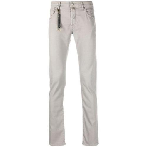 Incotex Slim-fit Jeans Gray, Herr