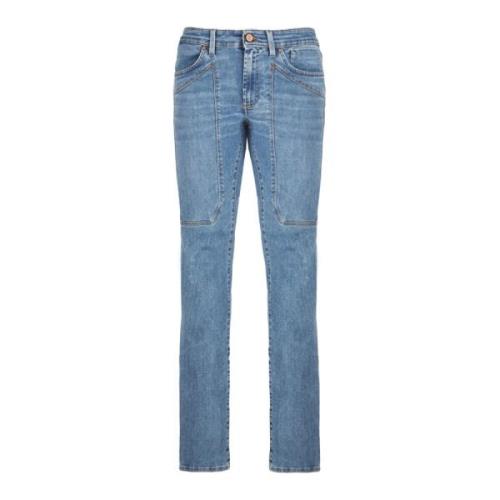 Jeckerson Slim-fit Jeans Blue, Herr