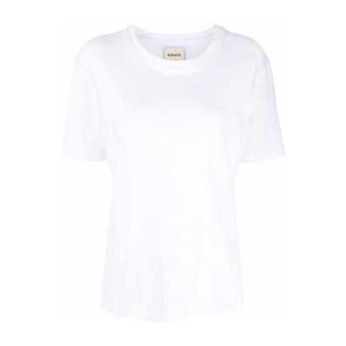 Khaite Kortärmad T-shirt White, Dam