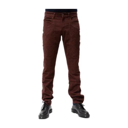 Jeckerson Slim-fit Trousers Red, Herr