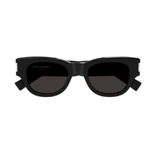 Saint Laurent Sl573 Hörnvinkel Metall Solglasögon Black, Unisex