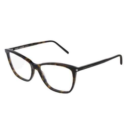 Saint Laurent Klassiska Tortoise Acetat Solglasögon Brown, Herr