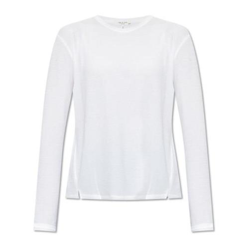 Rag & Bone Topp med långa ärmar White, Dam