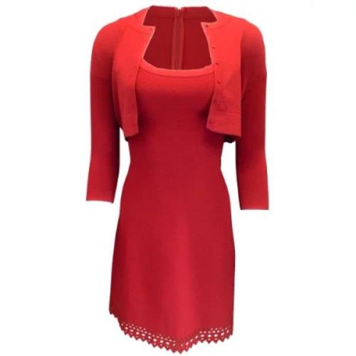 Alaïa Pre-owned Pre-owned Tyg klnningar Red, Dam