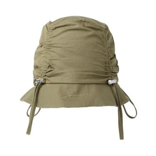 Jacquemus Lacos Bucket Hat, Sydfransk Stil Beige, Herr