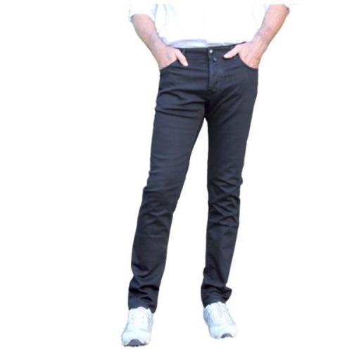 Jacob Cohën Slim Fit Jeans i Bomullsblandning Blue, Herr