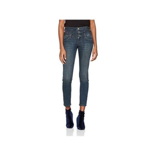 Liu Jo Högmidjade Skinny Jean Rampy Blue, Dam