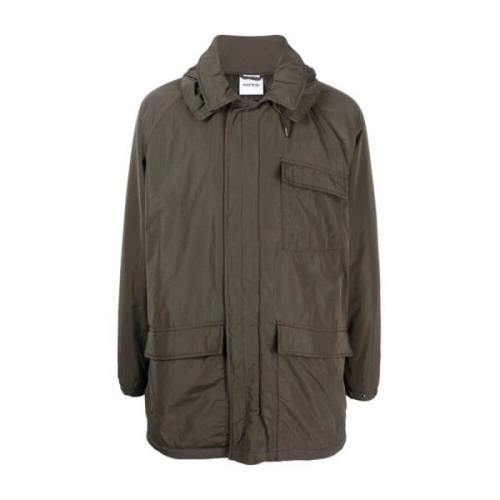 Aspesi Huvad oversize parka Green, Herr