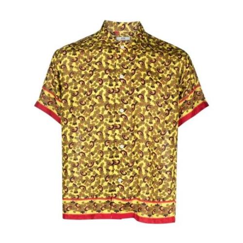 Bode Short Sleeve Shirts Yellow, Herr