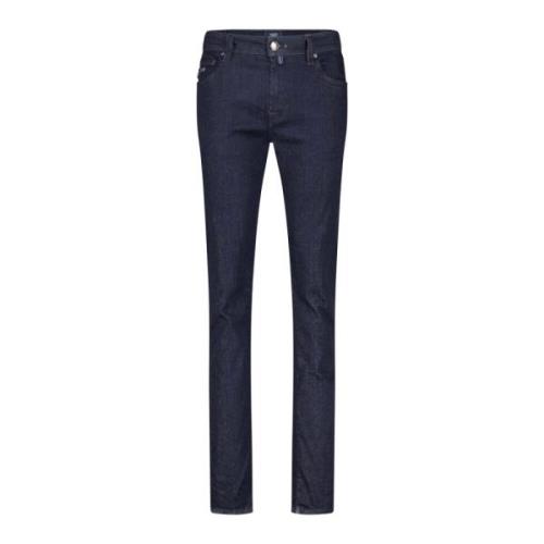 Tramarossa Slim-Fit Zip Jeans Blue, Herr