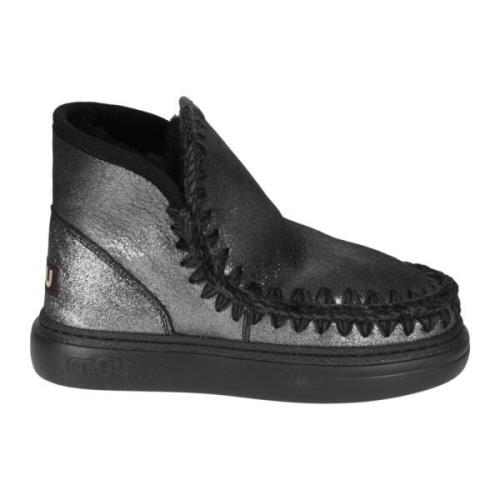 Mou Modig Eskimo Sneaker med Virkade Detaljer Black, Dam