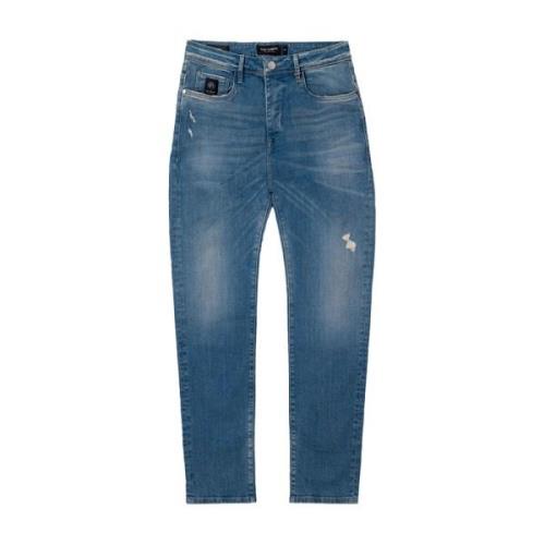 Elias Rumelis Snygga Denim Jeans för Män Blue, Herr