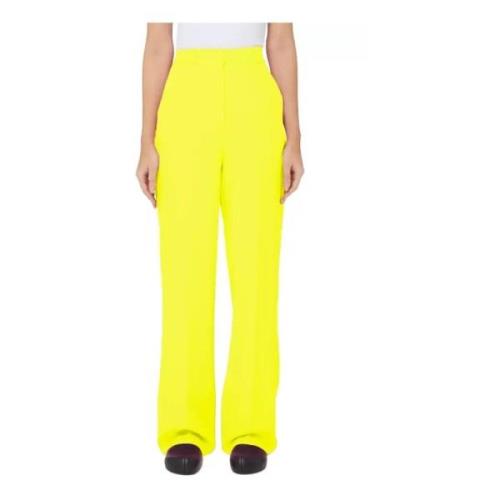 Hinnominate Wide Trousers Yellow, Dam