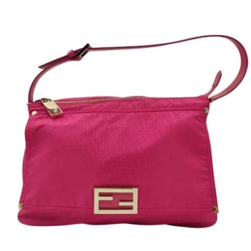 Fendi Vintage Pre-owned Canvas fendi-vskor Pink, Dam