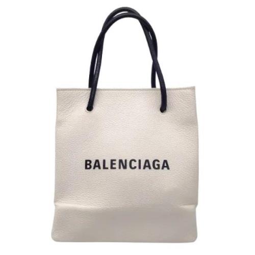 Balenciaga Vintage Pre-owned Läder handvskor Beige, Dam