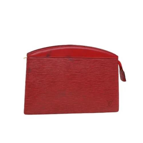 Louis Vuitton Vintage Pre-owned Canvas louis-vuitton-vskor Red, Dam