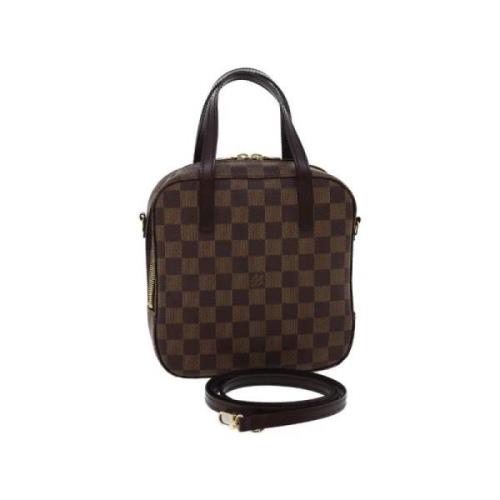 Louis Vuitton Vintage Pre-owned Canvas handvskor Brown, Dam