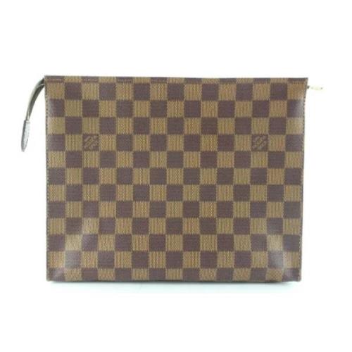 Louis Vuitton Vintage Pre-owned Tyg louis-vuitton-vskor Brown, Dam