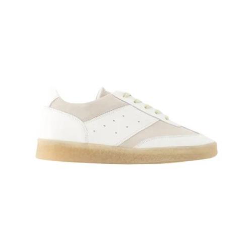 Maison Margiela Vita lädersneakers White, Dam