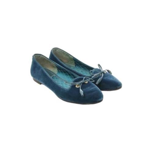 Tom Ford Pre-owned Pre-owned Platta skor Blue, Dam