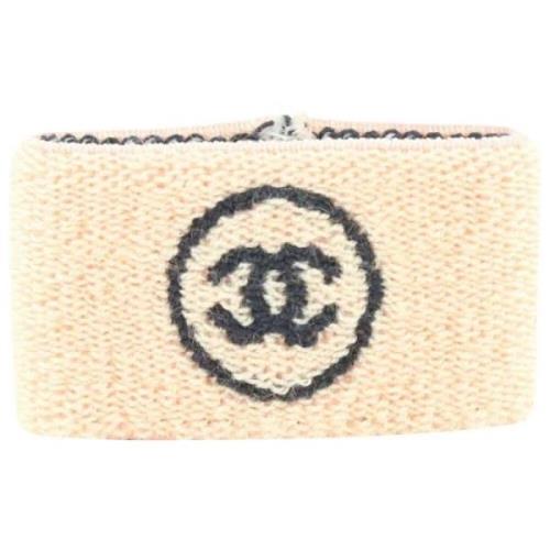 Chanel Vintage Pre-owned Canvas chanel-smycken Beige, Unisex