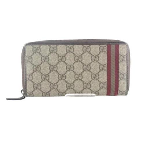 Gucci Vintage Pre-owned Canvas plnbcker Beige, Dam