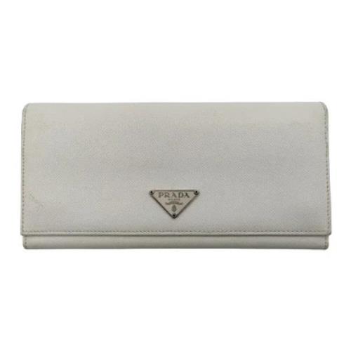 Prada Vintage Pre-owned Läder plnbcker White, Dam