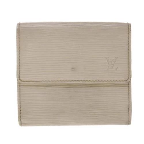 Louis Vuitton Vintage Beige Läder Louis Vuitton Plånbok Beige, Dam