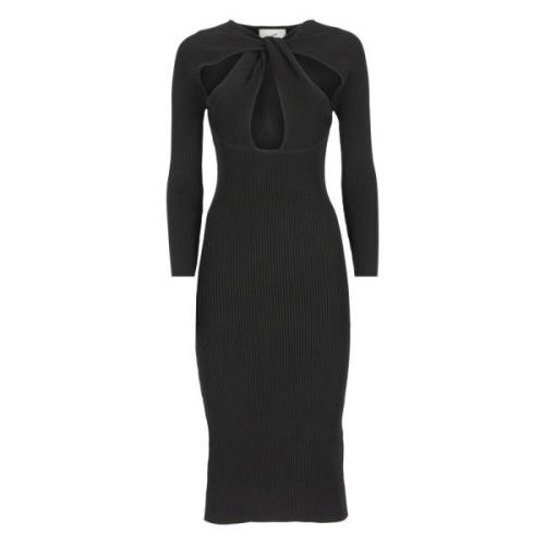 Coperni Midi Dresses Black, Dam