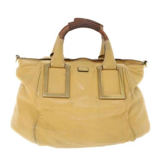 Chloé Pre-owned Pre-owned Läder handvskor Yellow, Dam