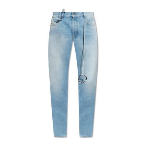 The Attico Slitna jeans Blue, Dam