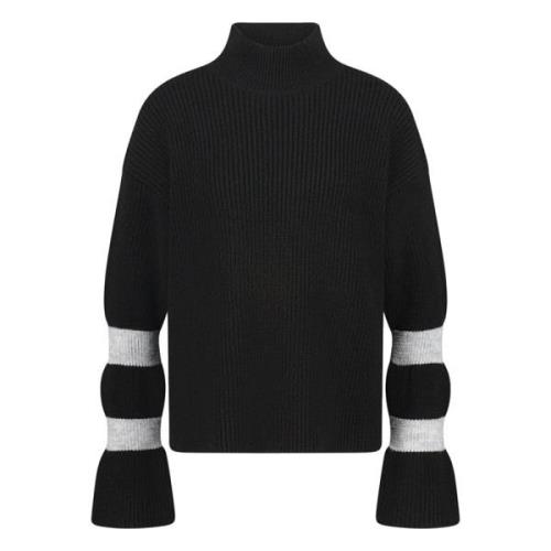 Nukus Svarta Pullovers Black, Dam