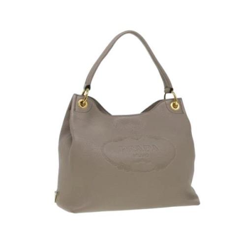 Prada Vintage Pre-owned Läder prada-vskor Gray, Dam