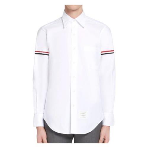 Thom Browne Vit Oxford Skjorta Ss23 Stil White, Herr