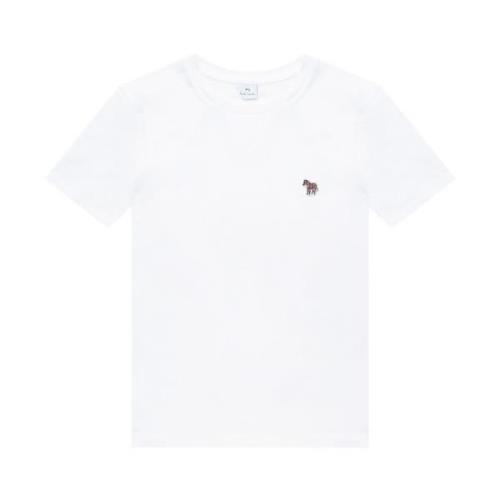 PS By Paul Smith Ekologisk bomull T-shirt White, Dam