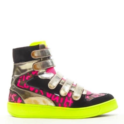 Louis Vuitton Vintage Pre-owned Tyg sneakers Multicolor, Dam