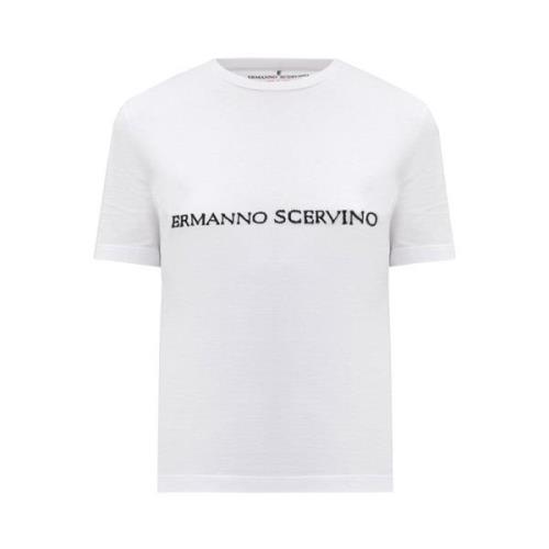 Ermanno Scervino T-shirt White, Dam