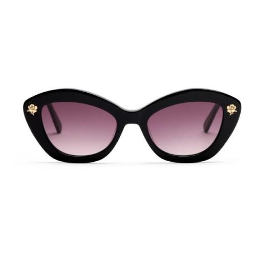 Loveshackfancy Sunglasses Black, Dam