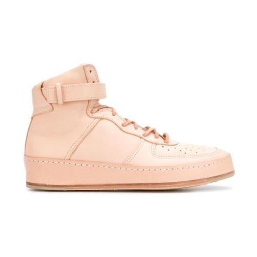 Hender Scheme Naturläder High-Top Sneakers Beige, Herr