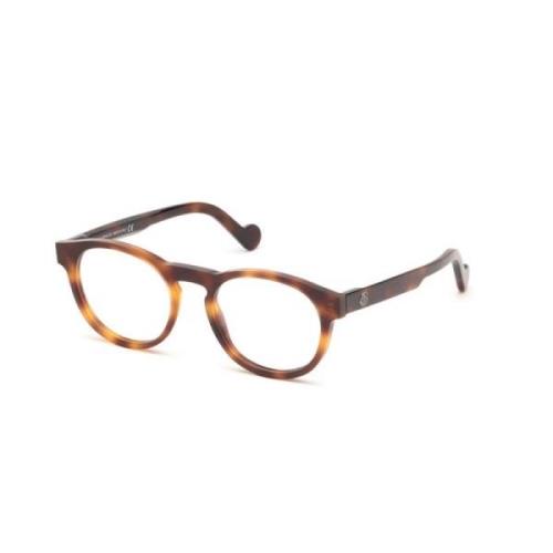 Moncler Mörk Havana Glasögon Brown, Dam