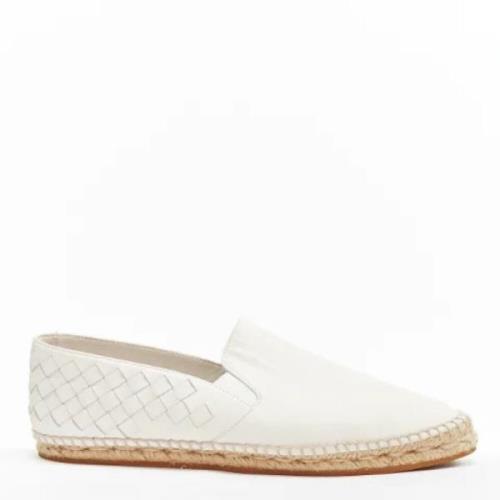 Bottega Veneta Vintage Pre-owned Läder espadriller White, Dam