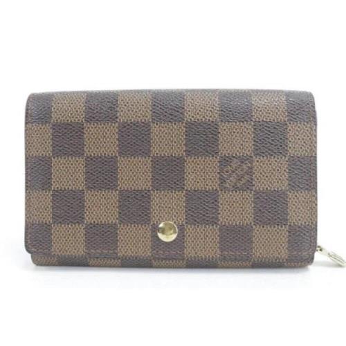 Louis Vuitton Vintage Canvas Plånböcker - Begagnade, Tillverkade i Spa...