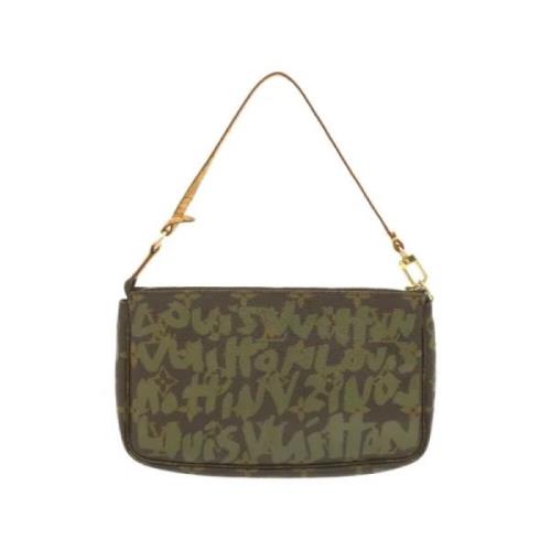 Louis Vuitton Vintage Pre-owned Canvas louis-vuitton-vskor Green, Dam