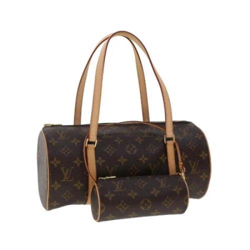 Louis Vuitton Vintage Pre-owned Canvas handvskor Brown, Dam