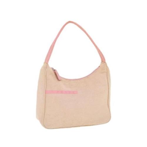 Prada Vintage Pre-owned Canvas prada-vskor Pink, Dam