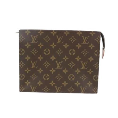 Louis Vuitton Vintage Förägda Canvasväskor Ub2281 Brown, Dam