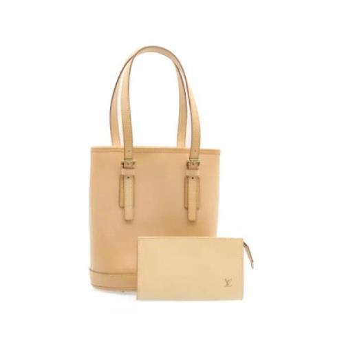 Louis Vuitton Vintage Pre-owned Läder louis-vuitton-vskor Beige, Dam