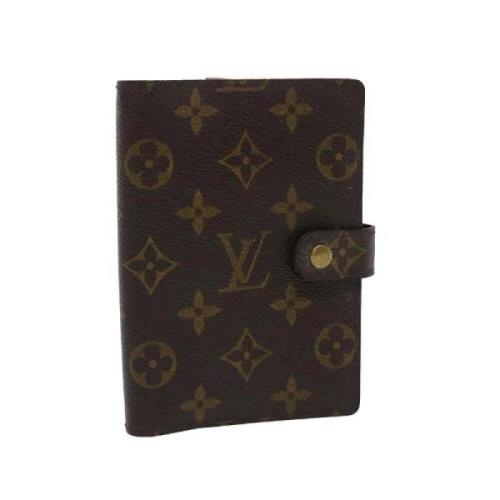 Louis Vuitton Vintage Förägande Brun Canvas Louis Vuitton Dagbok Brown...