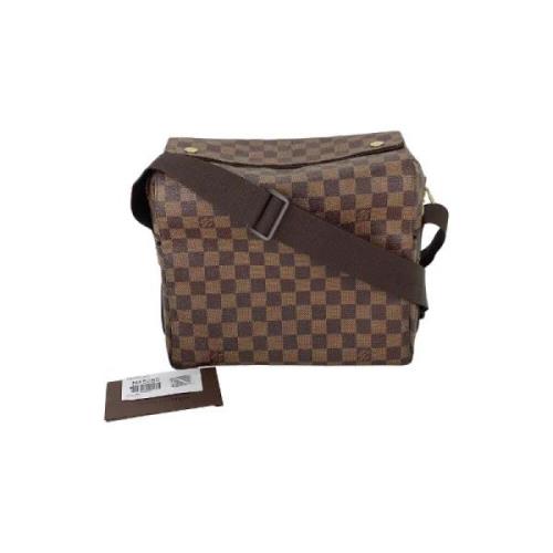 Louis Vuitton Vintage Förhandsägd Louis Vuitton Damier Ebene Canvas Na...