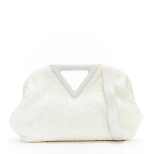 Bottega Veneta Vintage Pre-owned Raffia axelremsvskor White, Dam